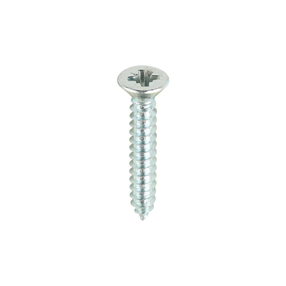 Self-Tapping Screws - PZ - Countersunk - Zinc | 8 x 1 product image