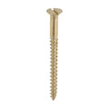 Solid Brass Timber Screws - SLOT - Countersunk | 8 x 2 product image