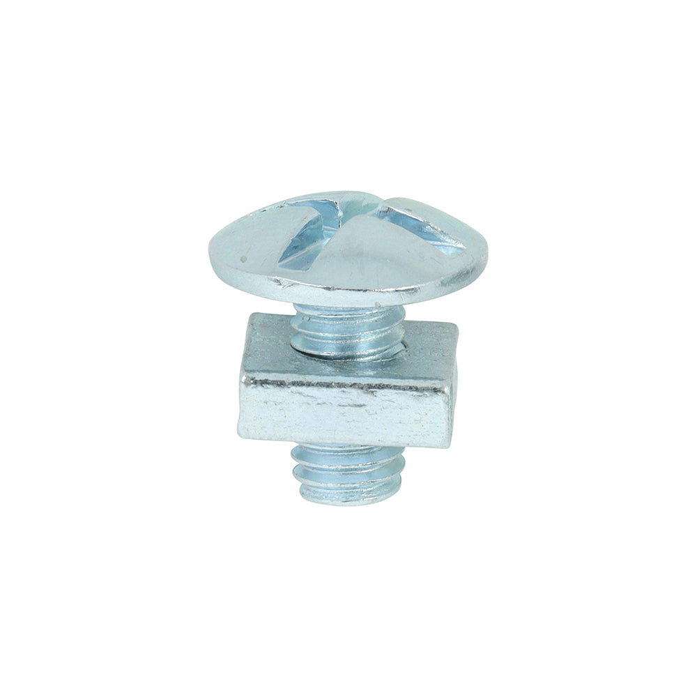 Roofing Bolts with Square Nuts - Zinc | M6 x 12 product image