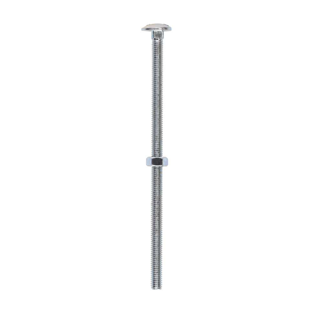 Carriage Bolts & Hex Nuts - Zinc | M6 x 130 product image