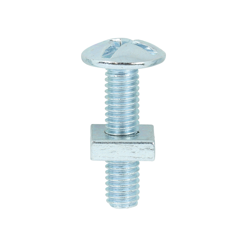 Roofing Bolts with Square Nuts - Zinc | M6 x 25 product image