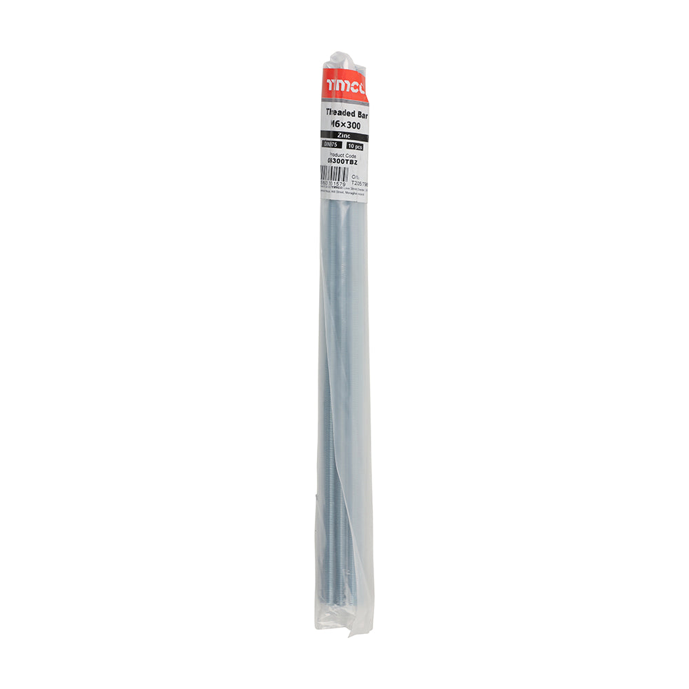 Threaded Bars - Grade 4.8 - Zinc | M6 x 300 additional image 2