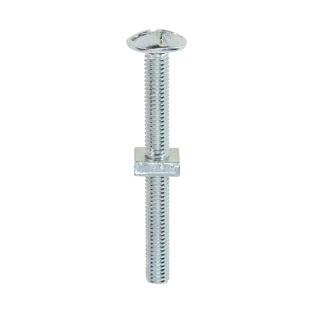 Roofing Bolts with Square Nuts - Zinc | M6 x 60 product image