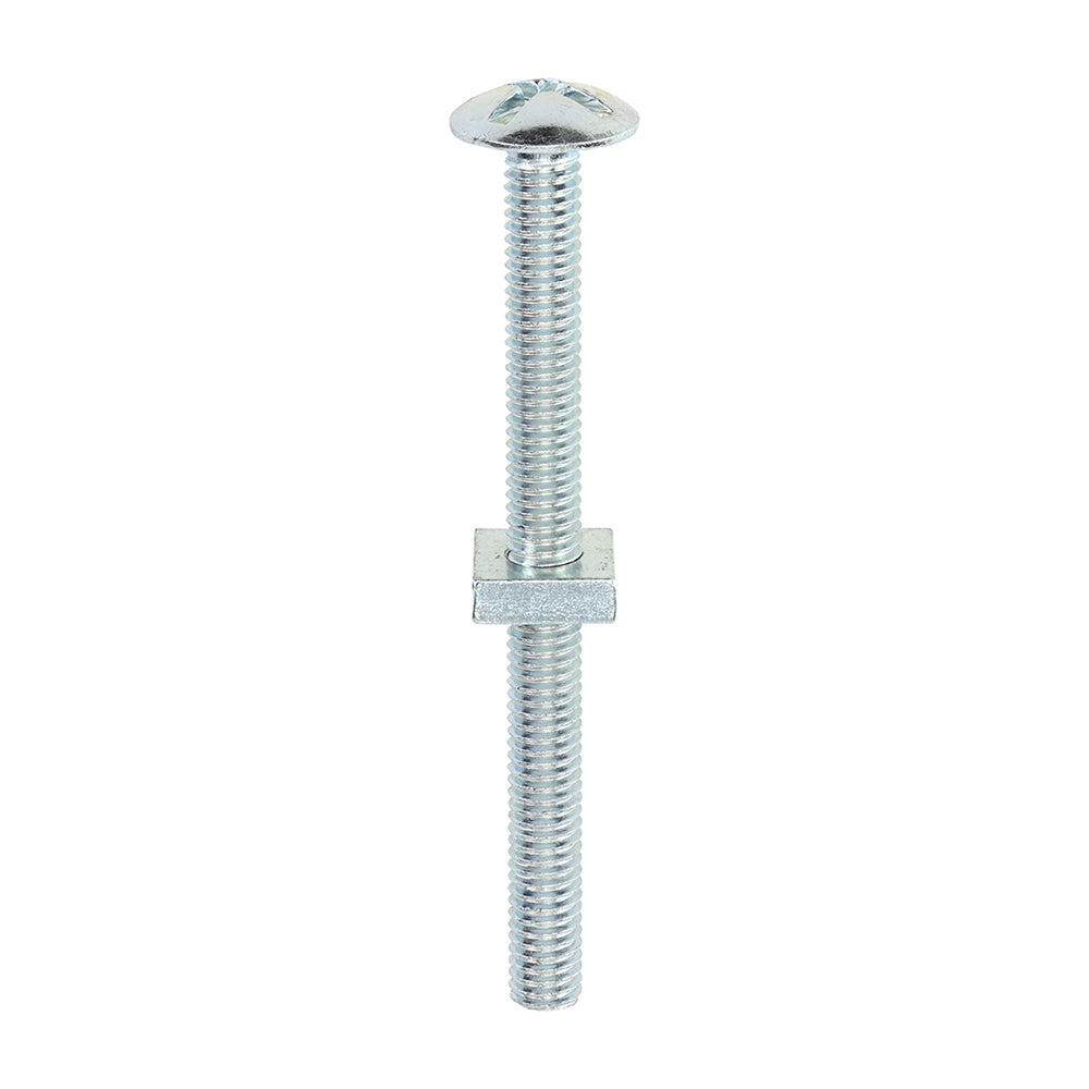 Roofing Bolts with Square Nuts - Zinc | M6 x 70 product image