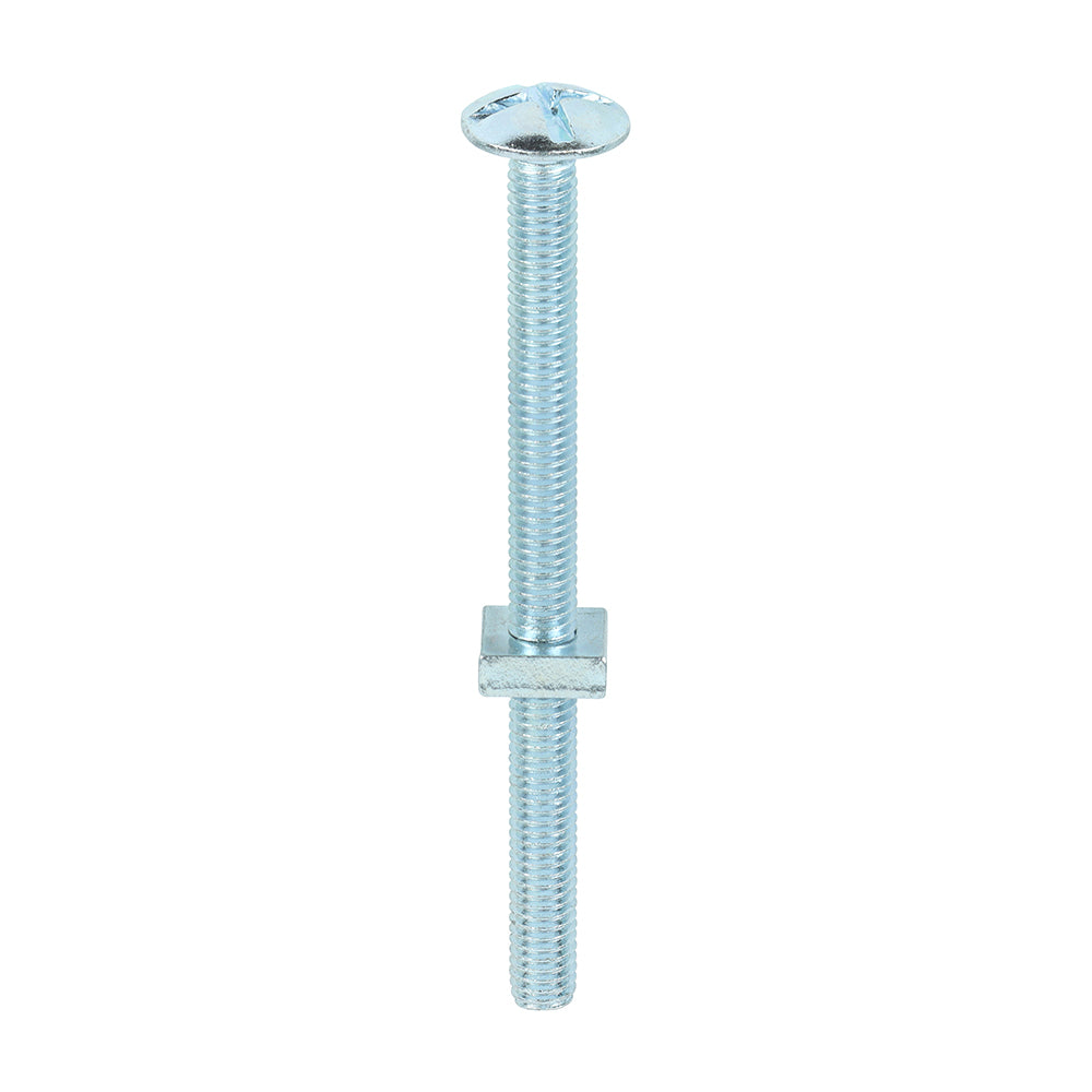 Roofing Bolts with Square Nuts - Zinc | M6 x 80 product image