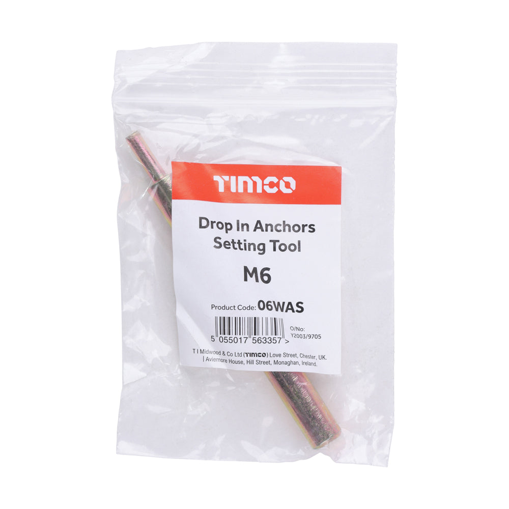 Drop In Anchors Setting Tool - Yellow | M6 additional image 2