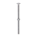 Carriage Bolts Hex Nuts & Form A Washers - Dome - Exterior - Silver | M8 x 150 product image