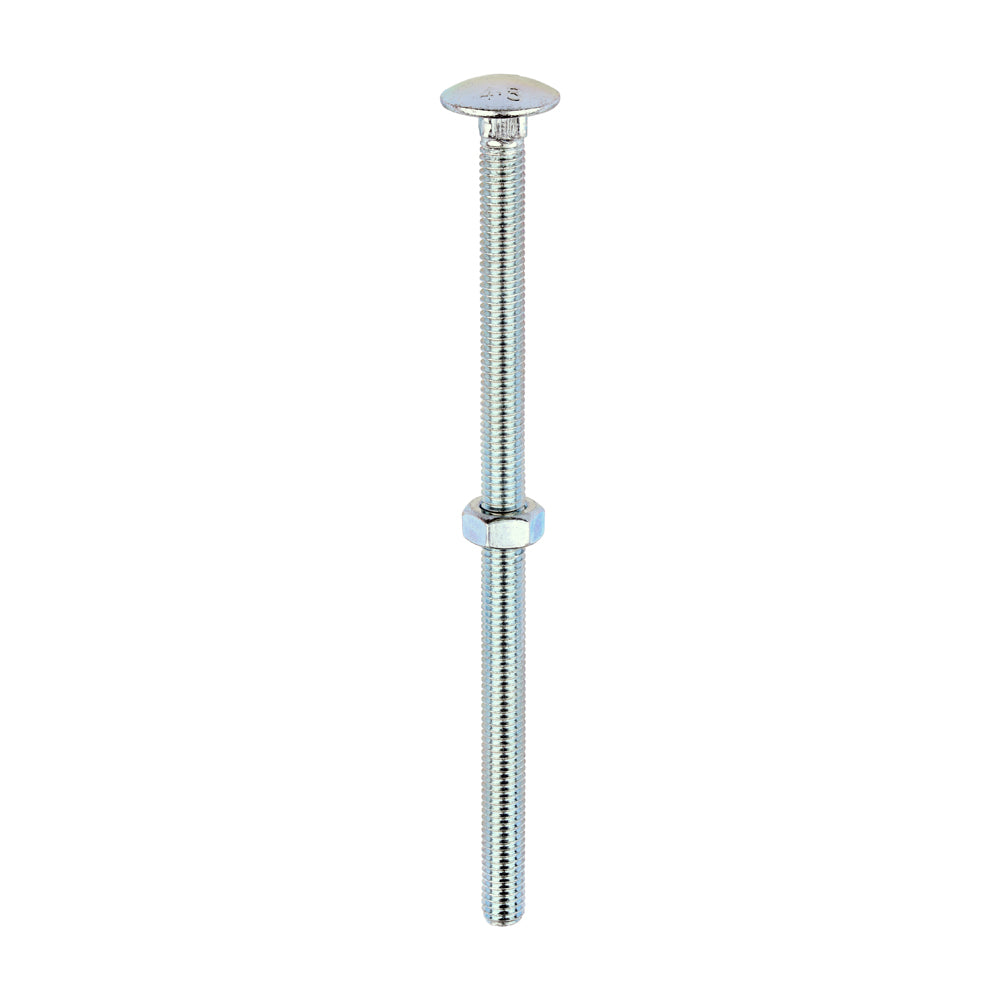 Carriage Bolts & Hex Nuts - Zinc | M8 x 150 product image