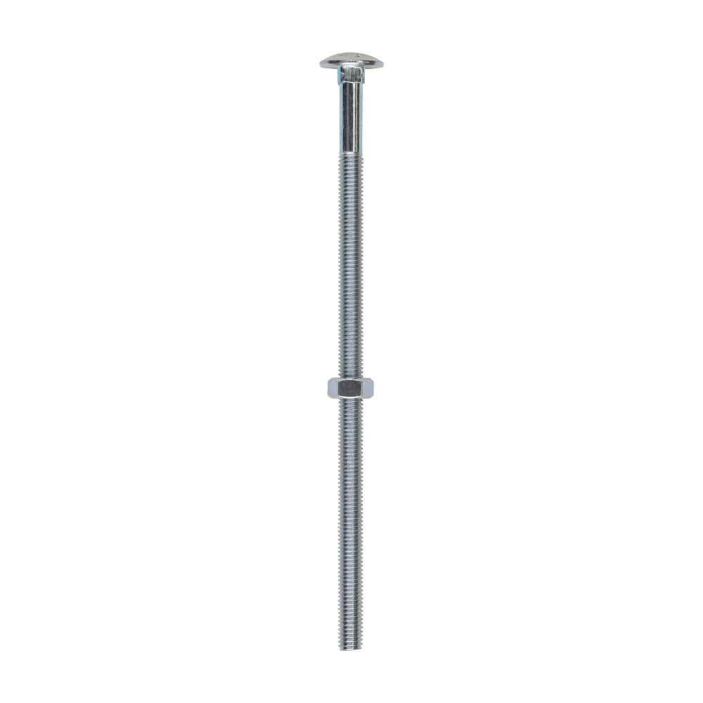 Carriage Bolts & Hex Nuts - Zinc | M8 x 180 product image