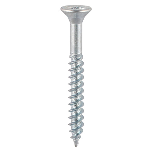Twin-Thread Woodscrews - PZ - Double Countersunk - Zinc | 8 x 2 1/2 product image