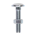 Carriage Bolts & Hex Nuts - Zinc | M8 x 40 product image