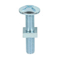 Roofing Bolts with Square Nuts - Zinc | M8 x 40 product image