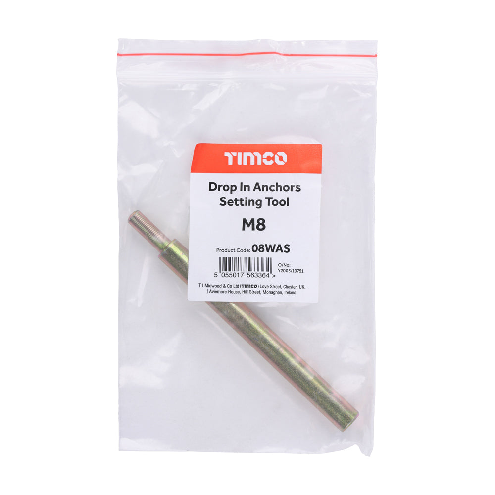 Drop In Anchors Setting Tool - Yellow | M8 additional image 2