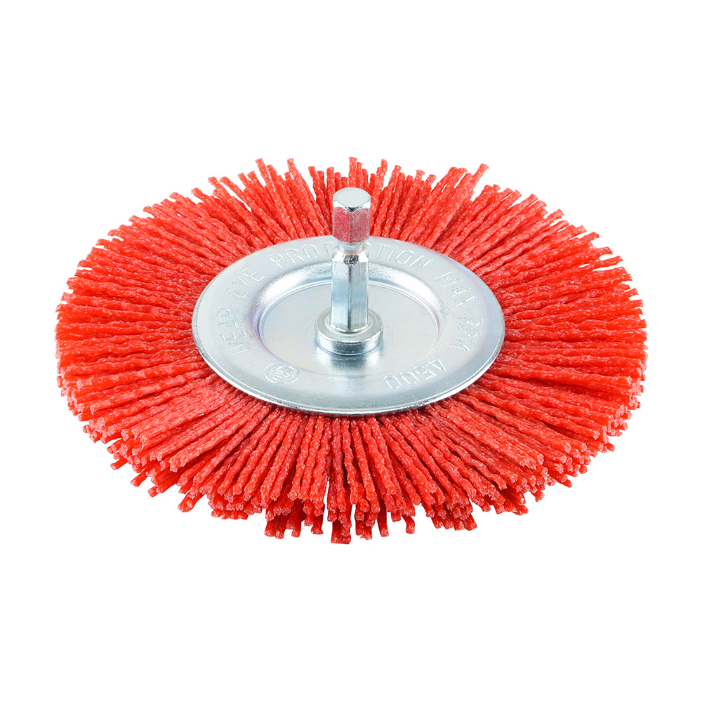Drill Wheel Brush - Nylon | 100mm product image
