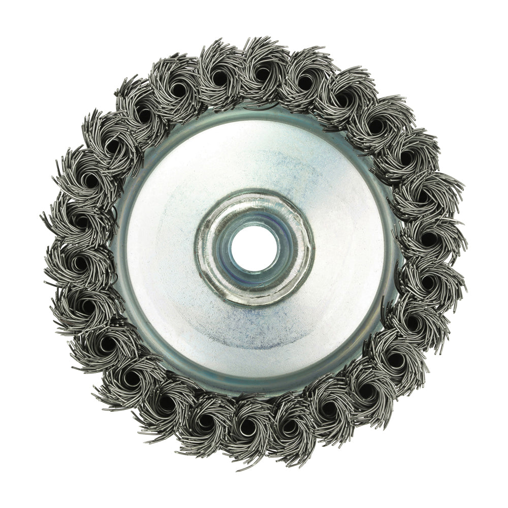 Angle Grinder Cup Brush - Twisted Knot Steel Wire | 100mm additional image 3