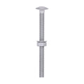 Carriage Bolts Hex Nuts & Form A Washers - Dome - Exterior - Silver | M10 x 130 product image