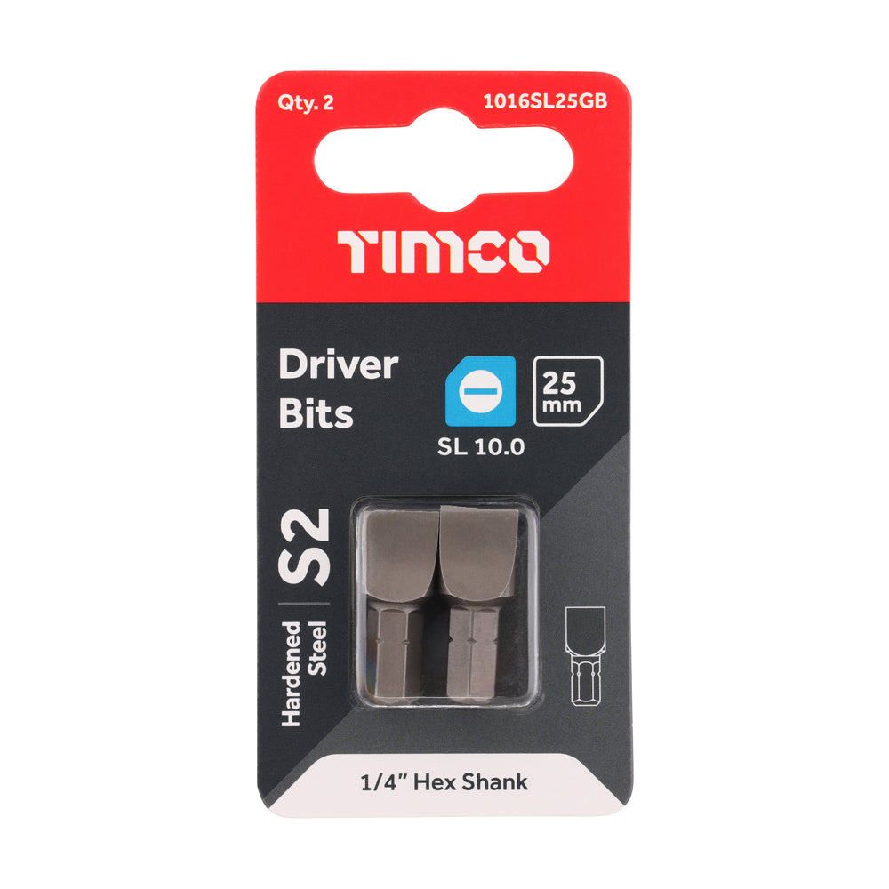 S2 Driver Bits - SL | 10.0 x 1.6 x 25 additional image 2