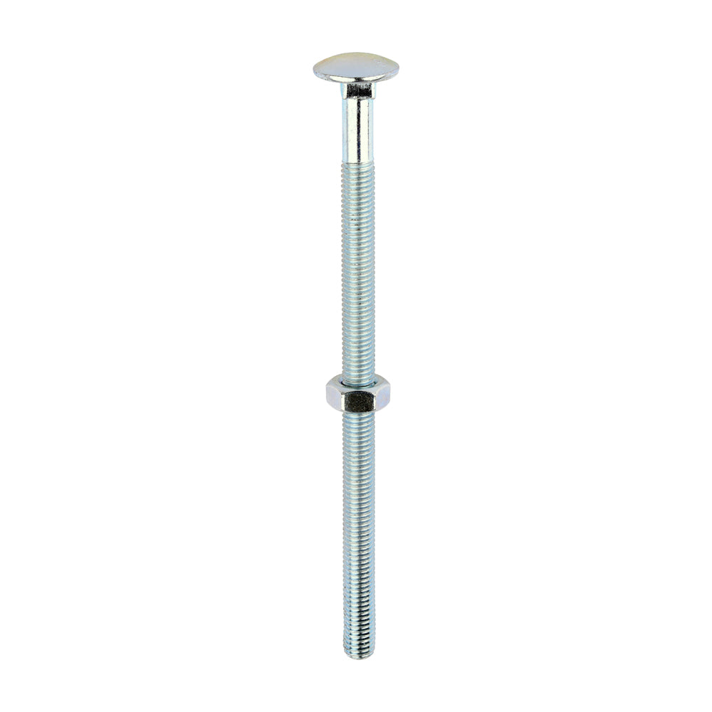Carriage Bolts & Hex Nuts - Zinc | M10 x 180 | Box product image