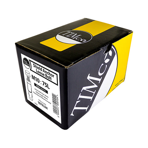 Shield Anchor - Loose Bolts - Yellow | M10:50L (M10 x 110) additional image 2