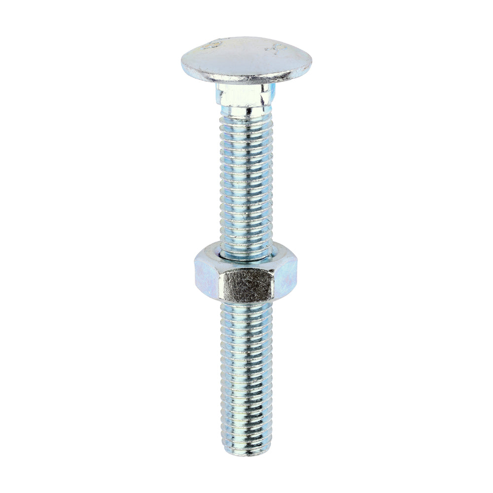 Carriage Bolts & Hex Nuts - Zinc | M10 x 75 | Box product image