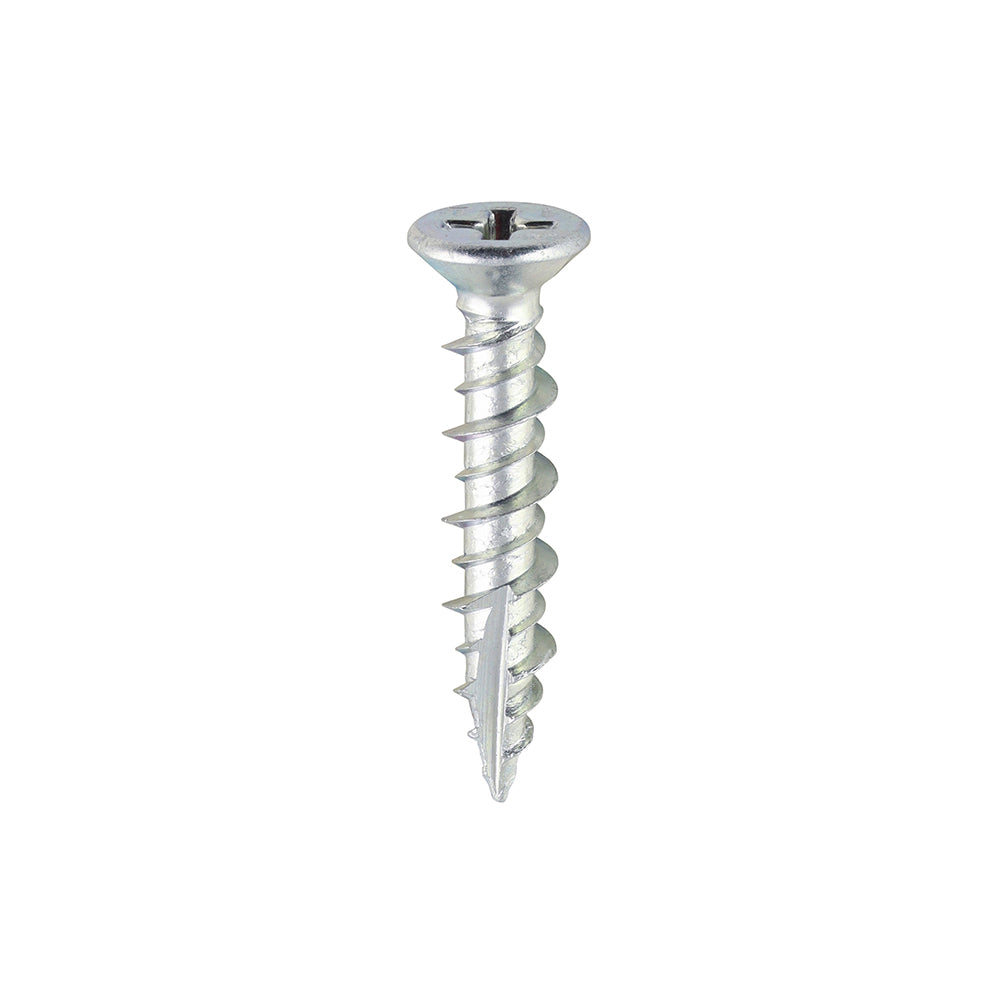 Window Fabrication Screws - Countersunk - PH - High-Low Thread - Slash Point - Zinc | 4.8 x 25 product image