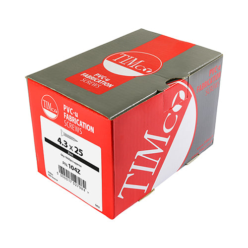 Window Fabrication Screws - Countersunk - PH - High-Low Thread - Slash Point - Zinc | 4.8 x 25 additional image 2