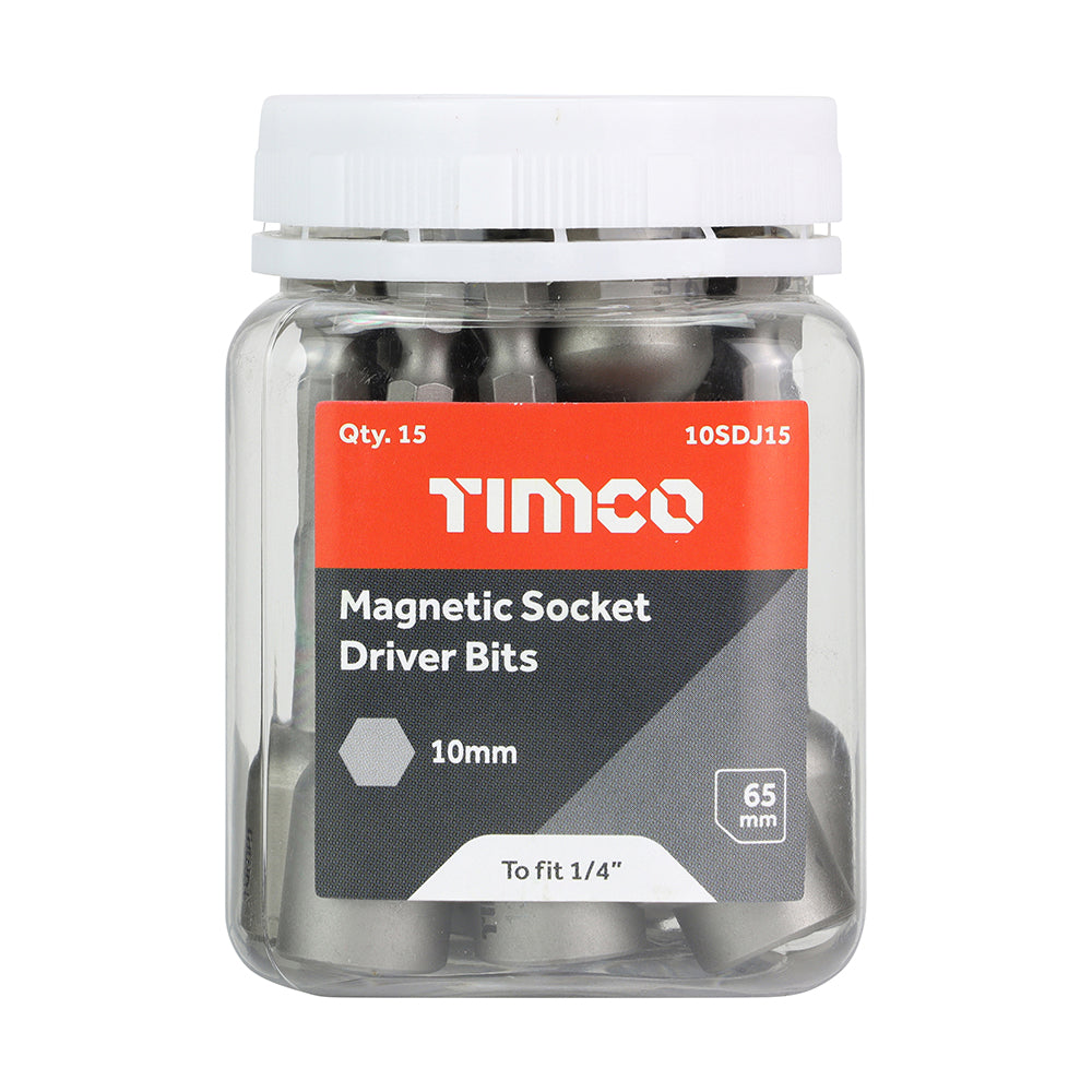 Magnetic Socket Driver Bits - Hex | 10 x 65 additional image 2