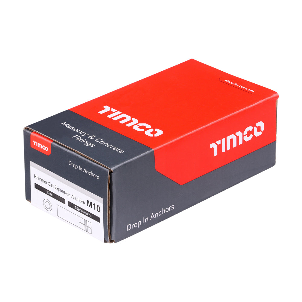 Drop In Anchors - Zinc | M10 additional image 2