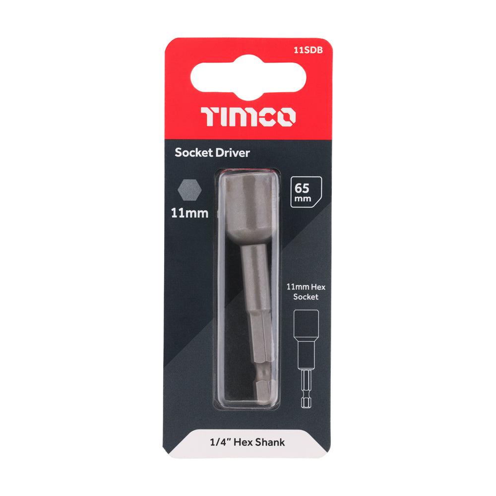 Magnetic Socket Driver Bit - Hex | 11 x 65 additional image 2