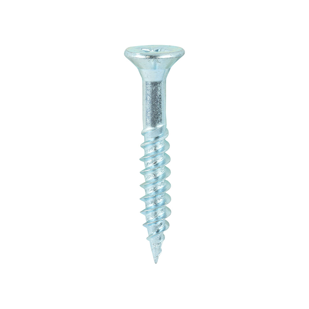 Twin-Threaded Woodscrews - PZ - Double Countersunk - Zinc | 12 x 1 1/2 product image