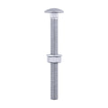 Carriage Bolts Hex Nuts & Form A Washers - Dome - Exterior - Silver | M12 x 130 product image