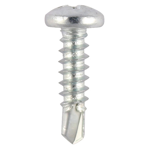 Window Fabrication Screws - Pan - PH - Self-Tapping Thread - Self-Drilling Point - Zinc | 4.2 x 16 product image