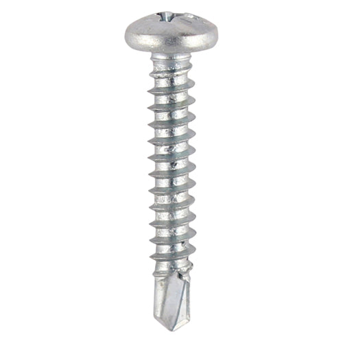 Window Fabrication Screws - Pan - PH - Self-Tapping Thread - Self-Drilling Point - Zinc | 4.2 x 16 additional image 2
