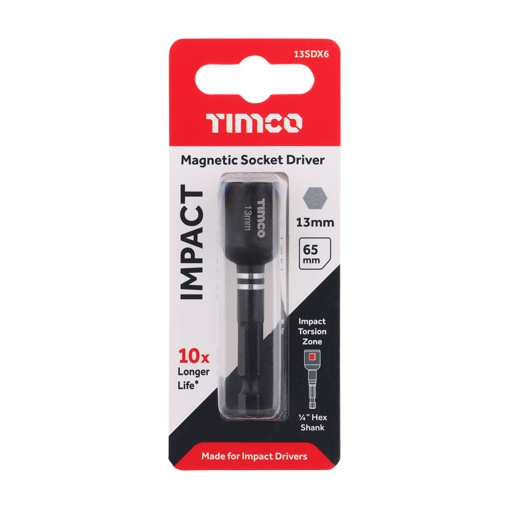 Impact Magnetic Socket Driver | 13mm x 65 additional image 2