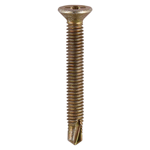Window Fabrication Screws - Countersunk - PH - Metric Thread - Self-Drilling Point - Yellow | M4 x 19 product image