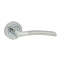 Shavington Lever On Rose Handles - Polished & Satin Chrome | 51mm product image