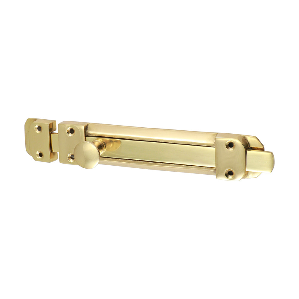 Contract Flat Section Bolt - Polished Brass | 210 x 35mm | TIMpac product image
