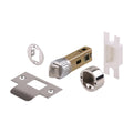Quick Fit Round Tubular Latch - Nickel | 76 case / 57 backset | Tub | 1 Each | 200268 product image