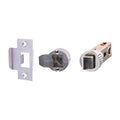 Quick Fit Round Tubular Latch - Nickel | 64 case / 45 backset | Tub | 1 Each | 200274 product image