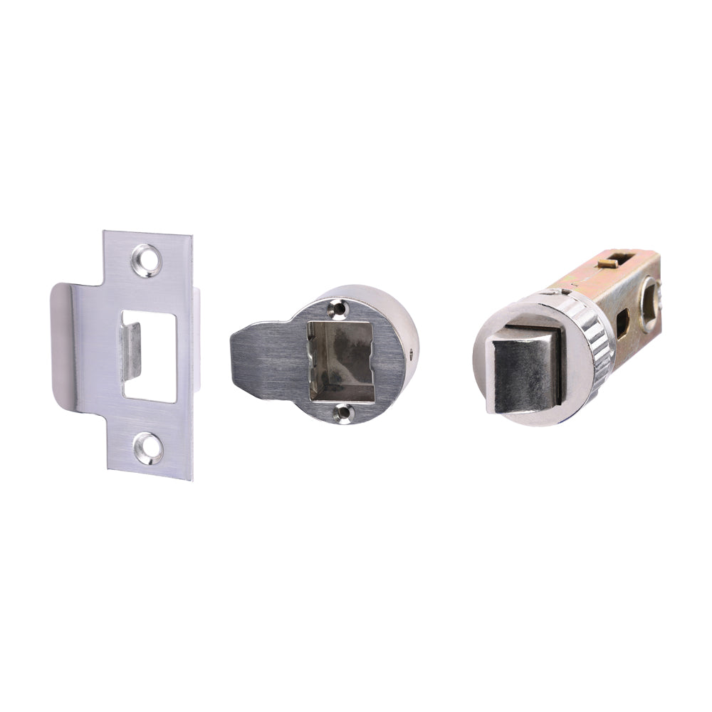 Quick Fit Round Tubular Latch - Nickel | 64 case / 45 backset | Tub | 1 Each | 200274 product image