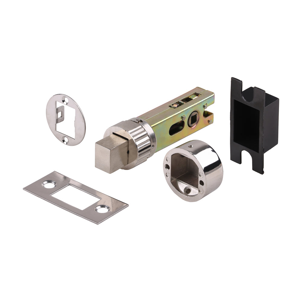 Quick Fit Round Deadbolt - Nickel | 76 case / 57 backset | TIMpac product image