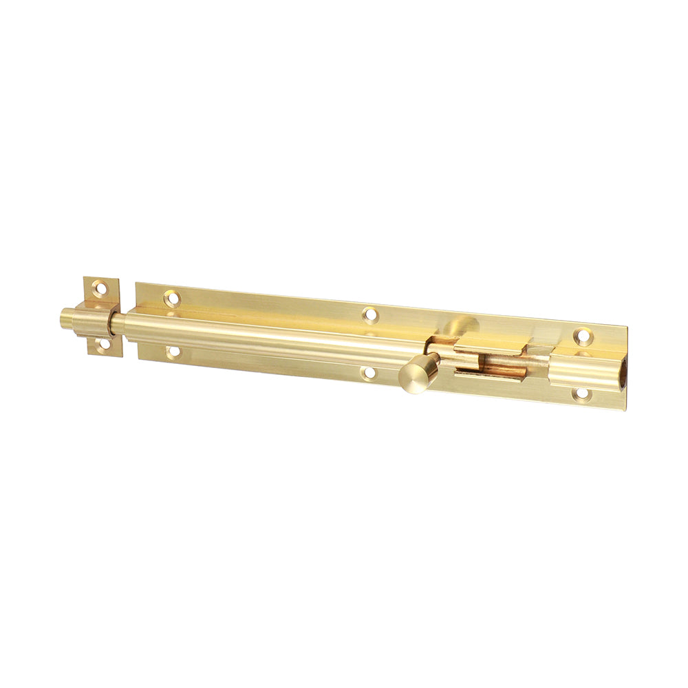 Straight Barrel Bolt - Polished Brass | 150 x 25mm | TIMpac product image