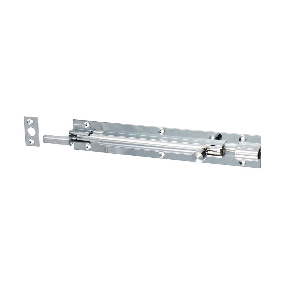 Necked Barrel Bolt - Polished Chrome | 150 x 25mm | TIMpac product image