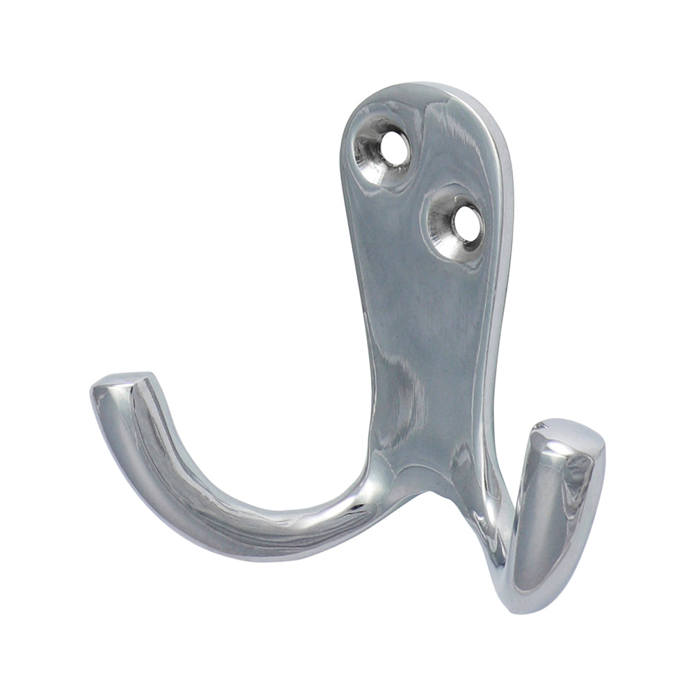 Double Robe Hook - Polished Chrome | 47 x 24mm | Bag product image