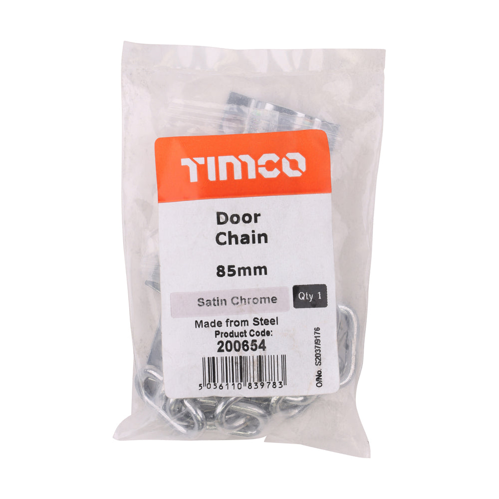 Door Chain - Satin Chrome | 85mm additional image 2