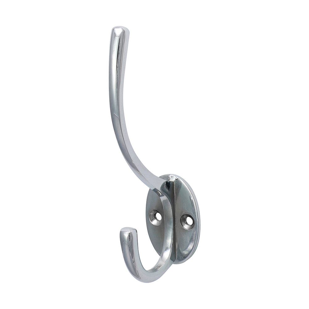 Hat & Coat Hook - Polished Chrome | 125 x 32mm | TIMpac product image