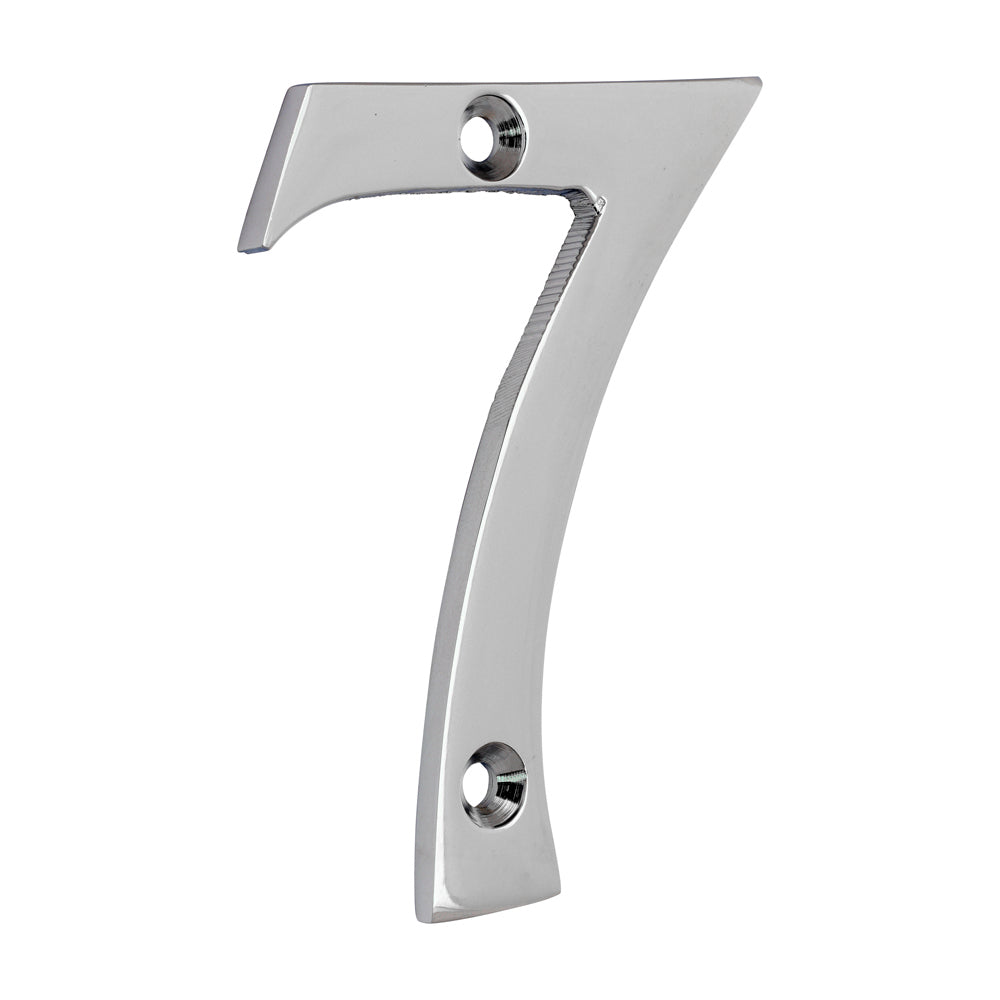 Door Numeral 7 - Polished Chrome | 75mm | Bag product image
