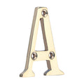Door Letter A - Polished Brass | 60mm | TIMpac product image