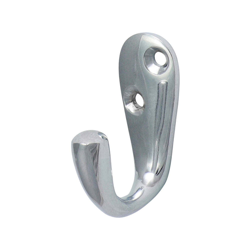 Single Robe Hook - Polished Chrome | 44 x 18mm | Bag product image