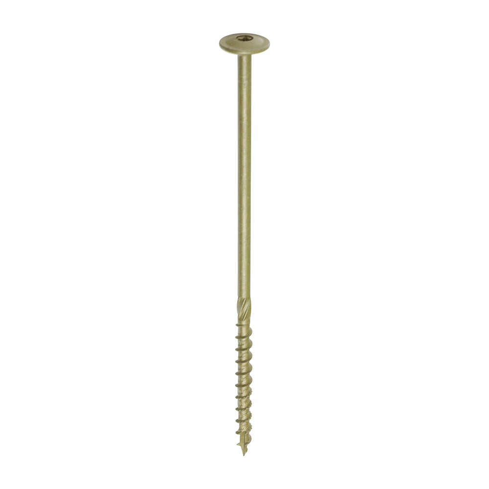 Timber Frame Construction & Landscaping Screws - Wafer - Exterior - Green Organic | 8.0 x 200 product image